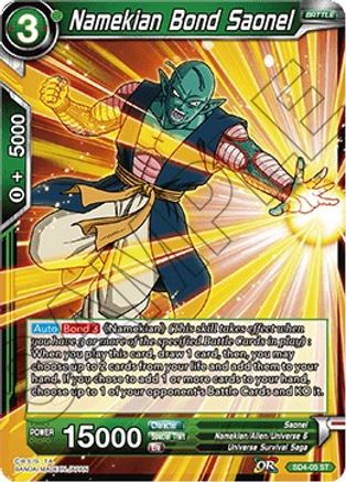 Namekian Bond Saonel (SD4-05) - Colossal Warfare