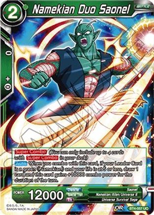 Namekian Duo Saonel (BT4-057) - Colossal Warfare