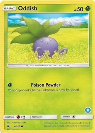 Oddish (11) 004  SM Trainer Kit Alolan Sandslash & Alolan Ninetales - Common