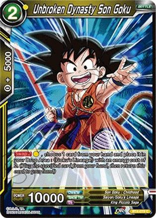 Unbroken Dynasty Son Goku (BT4-079) - Colossal Warfare