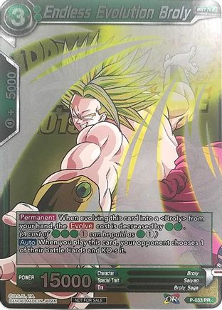 Endless Evolution Broly (Metallic Foil) (Event Pack 2018) (P-033) - Promotion Cards Foil