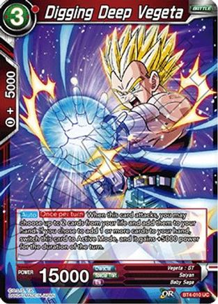 Digging Deep Vegeta (BT4-010) - Colossal Warfare Foil