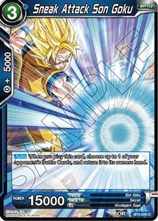 Sneak Attack Son Goku (BT4-026) - Colossal Warfare