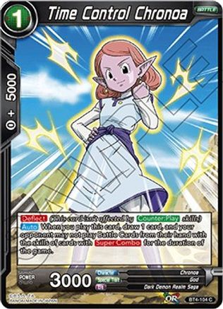 Time Control Chronoa (BT4-104) - Colossal Warfare