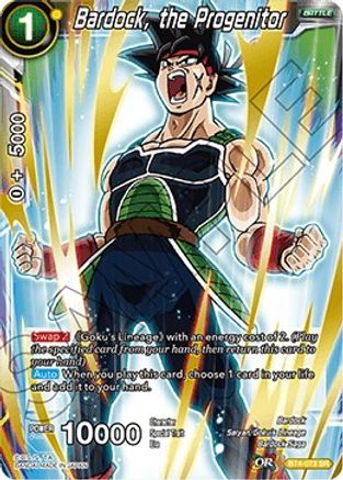 Bardock, the Progenitor (BT4-073) - Colossal Warfare
