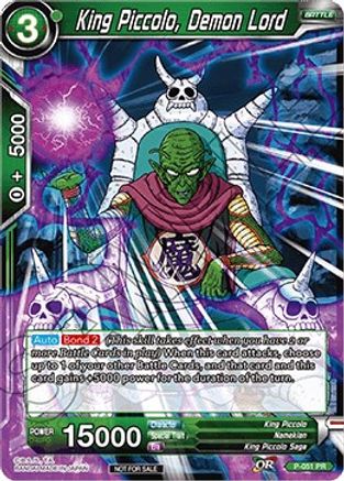 King Piccolo, Demon Lord (P-051) - Promotion Cards