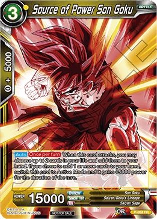 Source of Power Son Goku (P-053) - Promotion Cards Foil