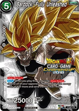 Bardock, Fully Unleashed (P-067) - Tournament Promotion Cards