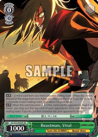 Beastman, Viral (SR) (GL/S52-E034S) - Gurren Lagann