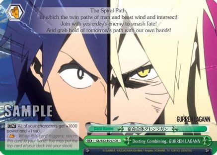 Destiny Combining, GURREN LAGANN (GL/S52-E057) - Gurren Lagann