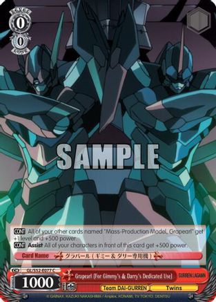 Grapearl (For Gimmy's & Darry's Dedicated Use) (GL/S52-E077) - Gurren Lagann