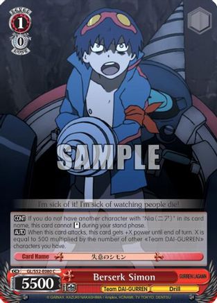 Berserk Simon (GL/S52-E080) - Gurren Lagann