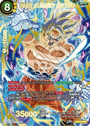 Height of Mastery Son Goku (SPR) (BT4-075) - Colossal Warfare