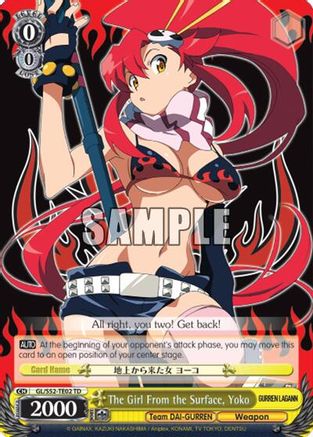 The Girl From the Surface, Yoko (GL/S52-TE02) - Gurren Lagann