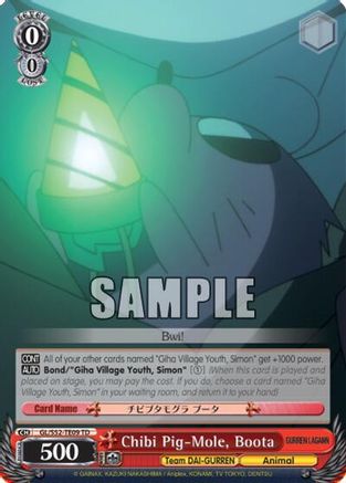 Chibi Pig-Mole, Boota (GL/S52-TE09) - Gurren Lagann