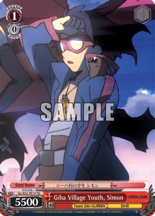 Giha Village Youth, Simon (GL/S52-TE13) - Gurren Lagann
