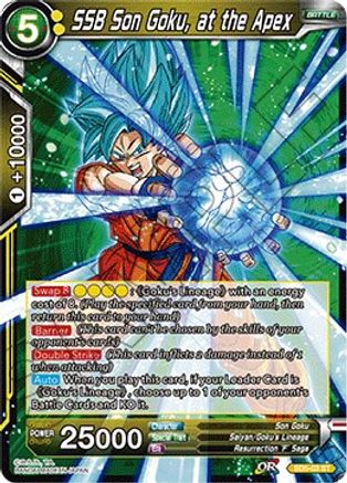 SSB Son Goku, at the Apex (SD5-03) - Colossal Warfare