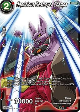 Capricious Destroyer Champa (EX03-06) - Expansion Deck Box Set 03 Ultimate Box