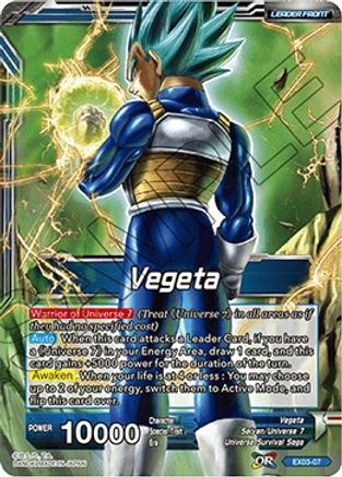 Vegeta // Explosive Power Vegeta (EX03-07) - Expansion Deck Box Set 03 Ultimate Box
