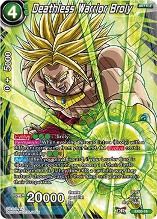 Deathless Warrior Broly (EX03-16) - Expansion Deck Box Set 03 Ultimate Box Foil