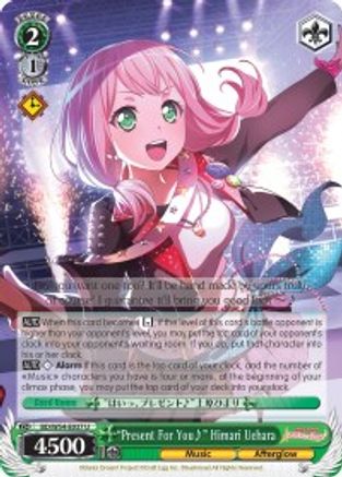 "Present For You" Himari Uehara (SR) (BD/W54-E037S SR) - BanG Dream! Girls Band Party!