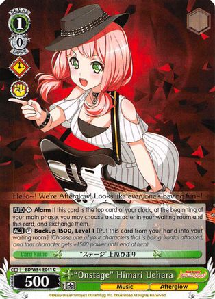 "Onstage" Himari Uehara (BD/W54-E041 C) - BanG Dream! Girls Band Party!