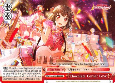 Chocolate Cornet Love (BD/W54-E068 CC) - BanG Dream! Girls Band Party!