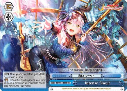 Intense Shout (BD/W54-E098 CR) - BanG Dream! Girls Band Party!