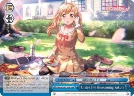 Under The Blossoming Sakura (RRR) (BD/W54-E100R RRR) - BanG Dream! Girls Band Party!