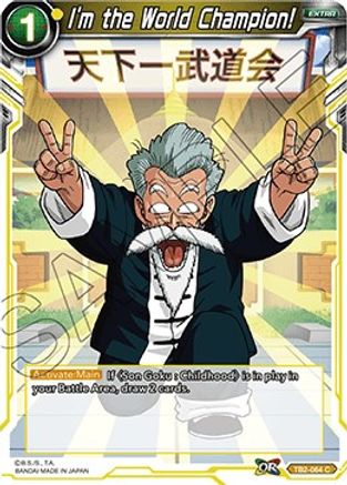 I'm the World Champion! (TB2-064) - World Martial Arts Tournament Foil