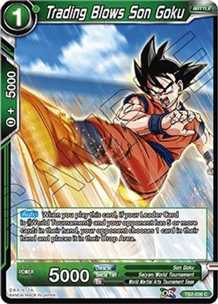 Trading Blows Son Goku (TB2-036) - World Martial Arts Tournament Foil