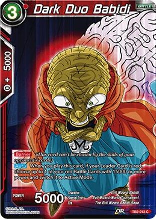 Dark Duo Babidi (TB2-013) - World Martial Arts Tournament Foil