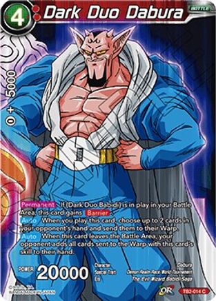 Dark Duo Dabura (TB2-014) - World Martial Arts Tournament