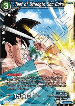 Test of Strength Son Goku (TB2-020) - World Martial Arts Tournament