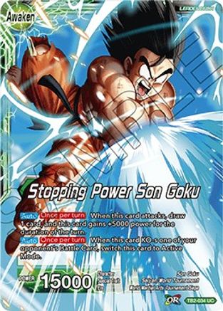 Son Goku // Stopping Power Son Goku (TB2-034) - World Martial Arts Tournament Foil