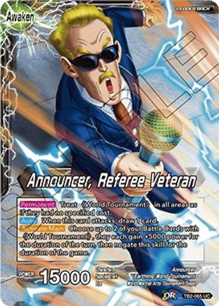 Announcer // Announcer, Referee Veteran (TB2-065) - World Martial Arts Tournament
