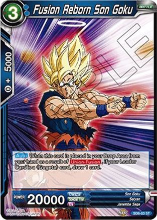 Fusion Reborn Son Goku (SD6-03) - Miraculous Revival
