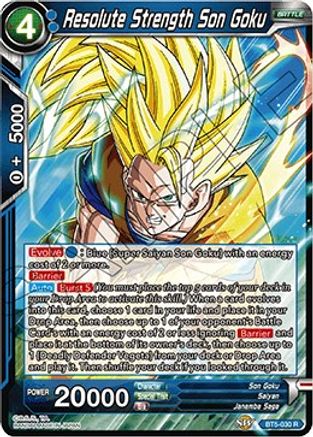 Resolute Strength Son Goku (BT5-030) - Miraculous Revival