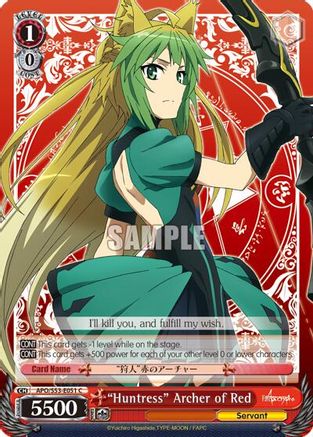 "Huntress" Archer of Red (APO/S53-E051 C) - Fate/Apocrypha
