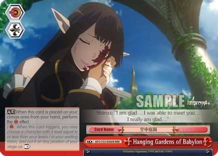 Hanging Gardens of Babylon (RRR) (APO/S53-E060R RRR) - Fate/Apocrypha