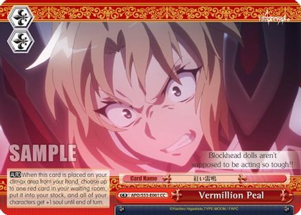 Vermillion Peal (APO/S53-E061 CC) - Fate/Apocrypha