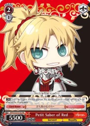 Petit Saber of Red (APO/S53-E102 PR) - Fate/Apocrypha
