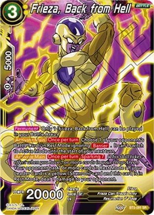Frieza, Back from Hell (BT5-091) - Miraculous Revival