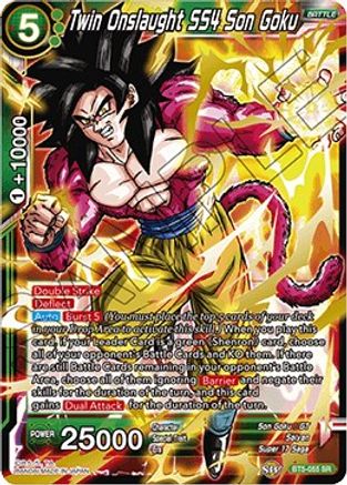 Twin Onslaught SS4 Son Goku (BT5-055) - Miraculous Revival