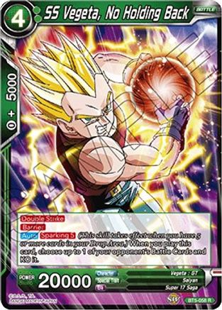 SS Vegeta, No Holding Back (BT5-058) - Miraculous Revival