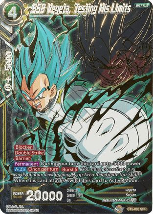 SSB Vegeta, Testing His Limits (SPR) (BT5-083) - Miraculous Revival