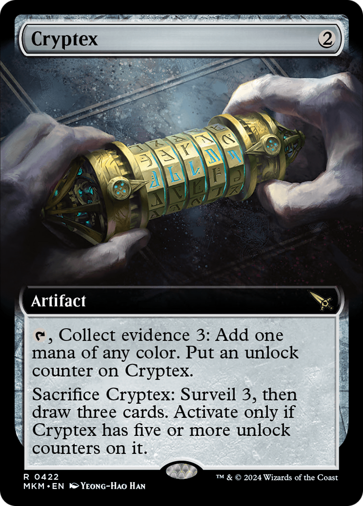 Cryptex (Extended Art) (MKM-422) - Murders at Karlov Manor: (Extended Art) Foil