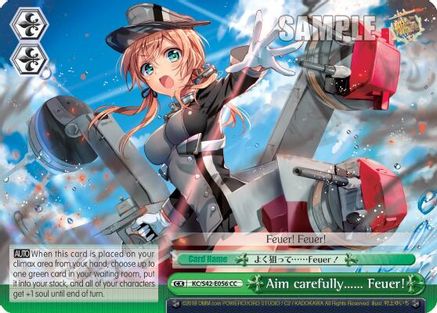 Aim carefully...... Feuer! (KC/S42-E056 CC) - KanColle: Arrival! Reinforcement Fleets from Europe!