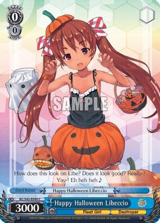 Happy Halloween Libeccio (KC/S42-E090 C) - KanColle: Arrival! Reinforcement Fleets from Europe!