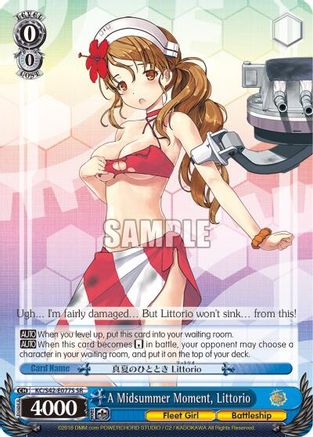 A Midsummer Moment, Littorio (SR) (KC/S42-E077S SR) - KanColle: Arrival! Reinforcement Fleets from Europe!